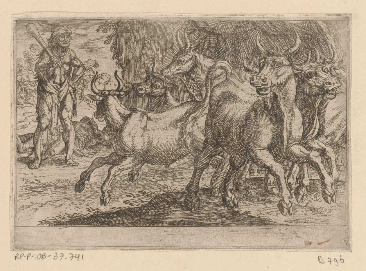 Hercules og kvæget fra Geryon The Twelve Labours of Hercules (serietitel) af Antonio Tempesta