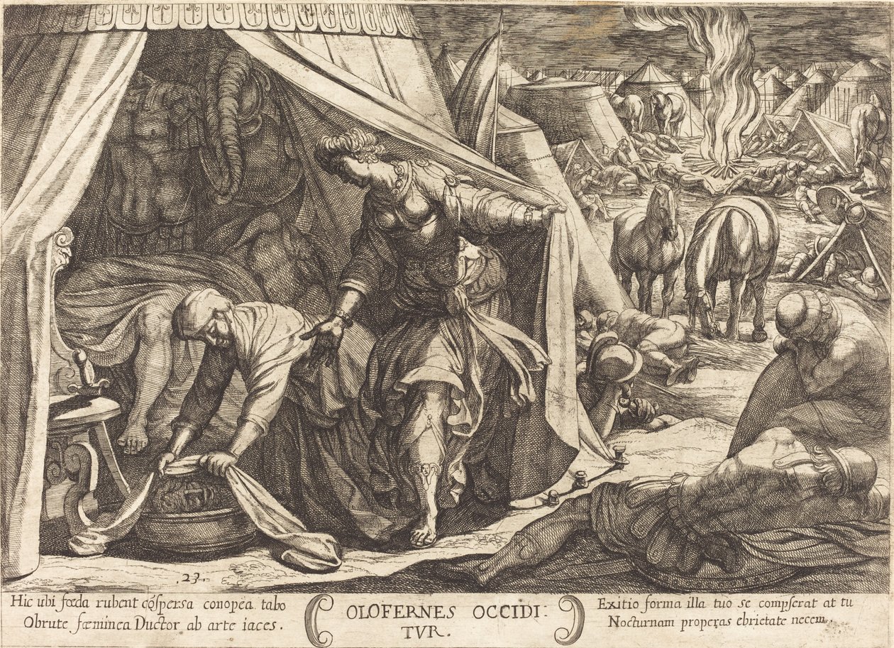 Judith og Holofernes af Antonio Tempesta