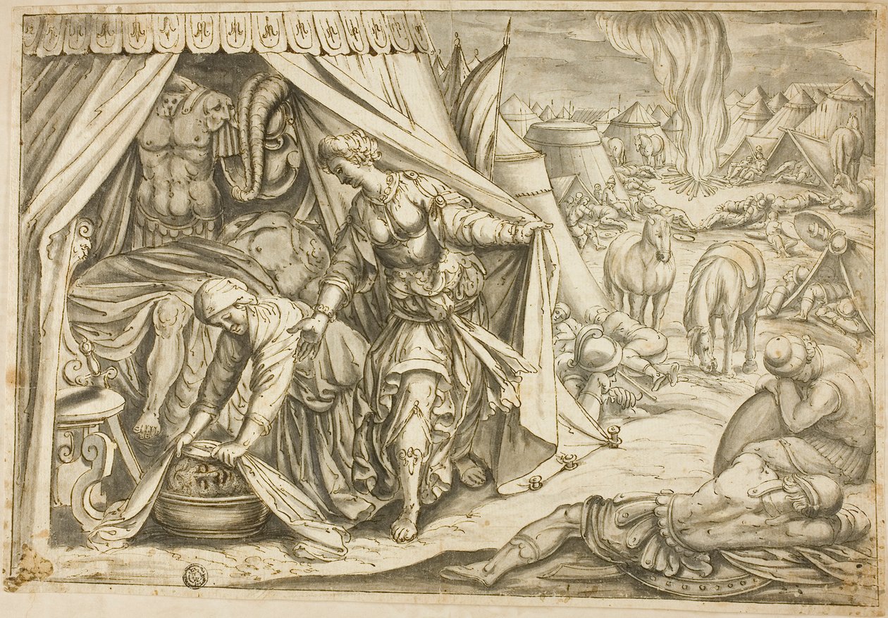 Judith og Holofernes af Antonio Tempesta