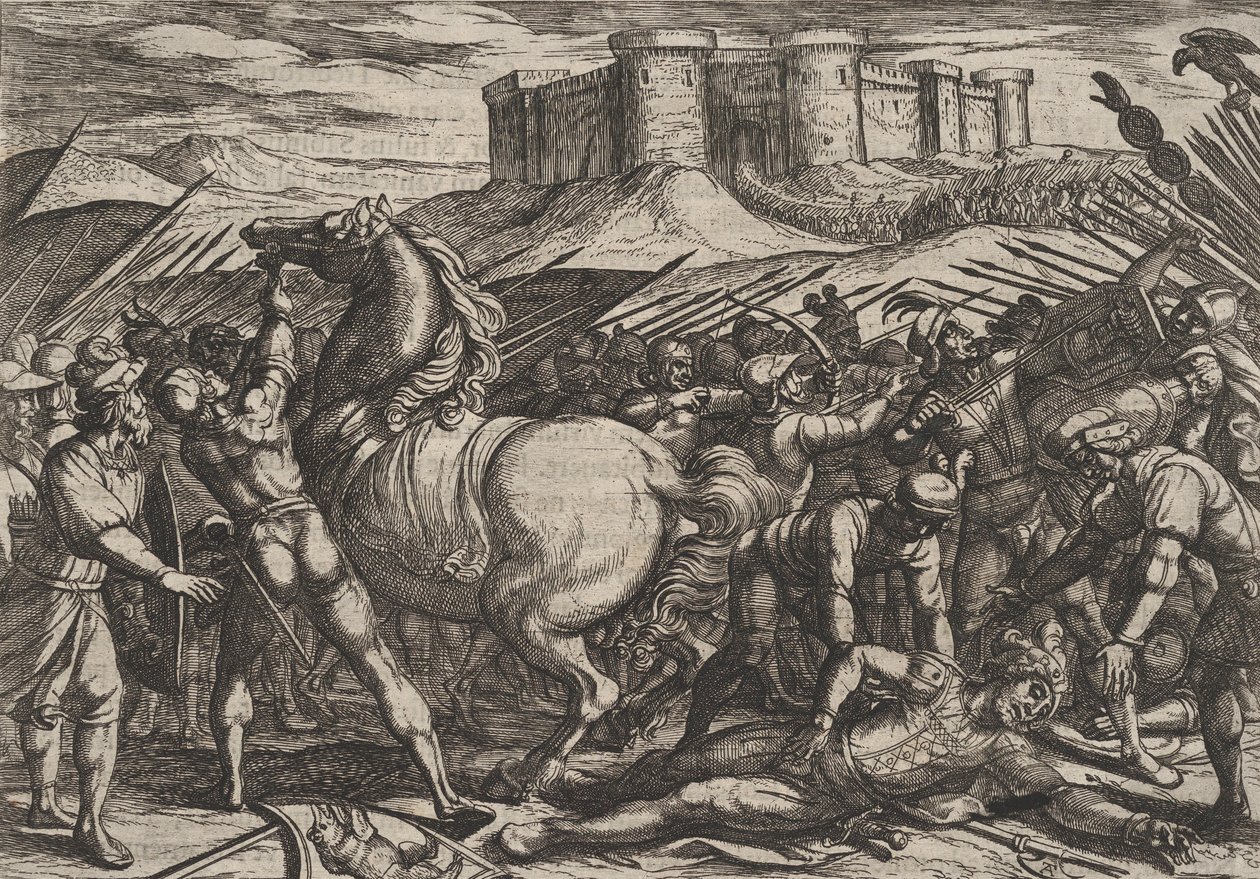 Plade 17: Romerne vildledt af Civilis