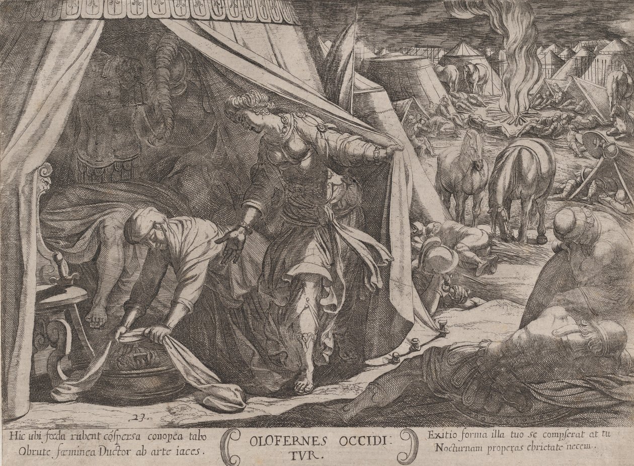 Plade 23: Judith og Holofernes, fra 