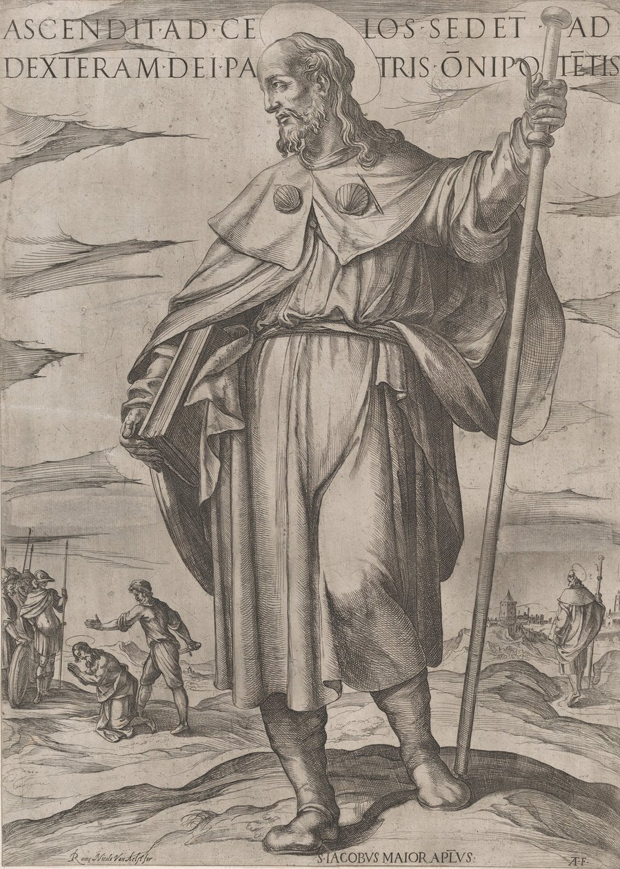 St. James Major, slutningen af 1500-tallet., slutningen af 1500-tallet. af Antonio Tempesta