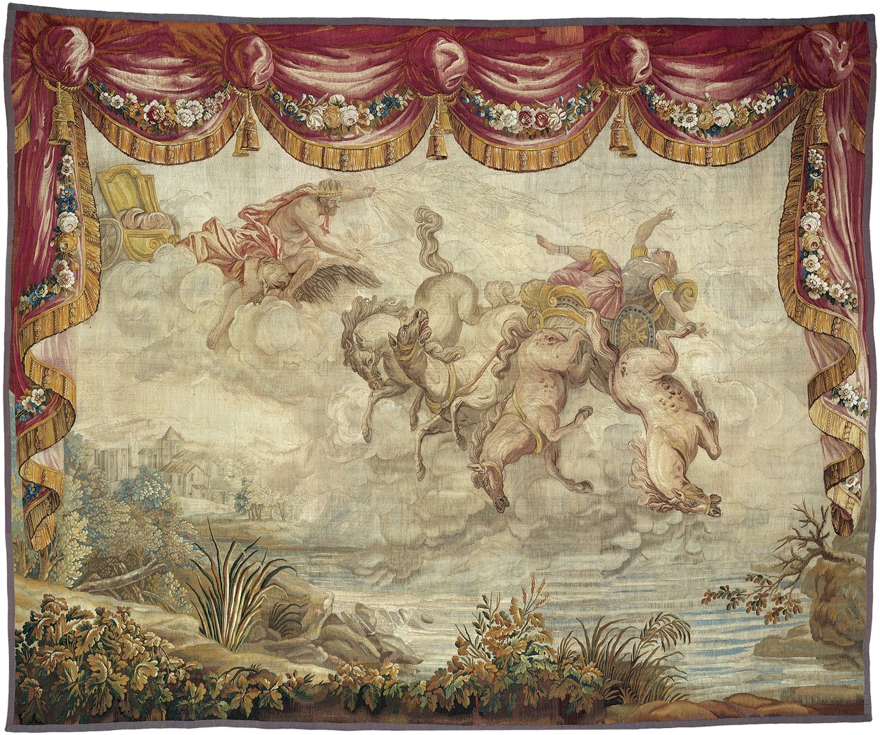 Phaetons fald efter 1776 af Antonio Tempesta