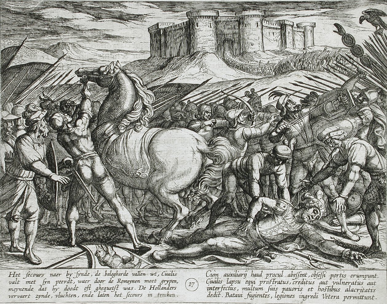 Romerne vildledt af Civilis