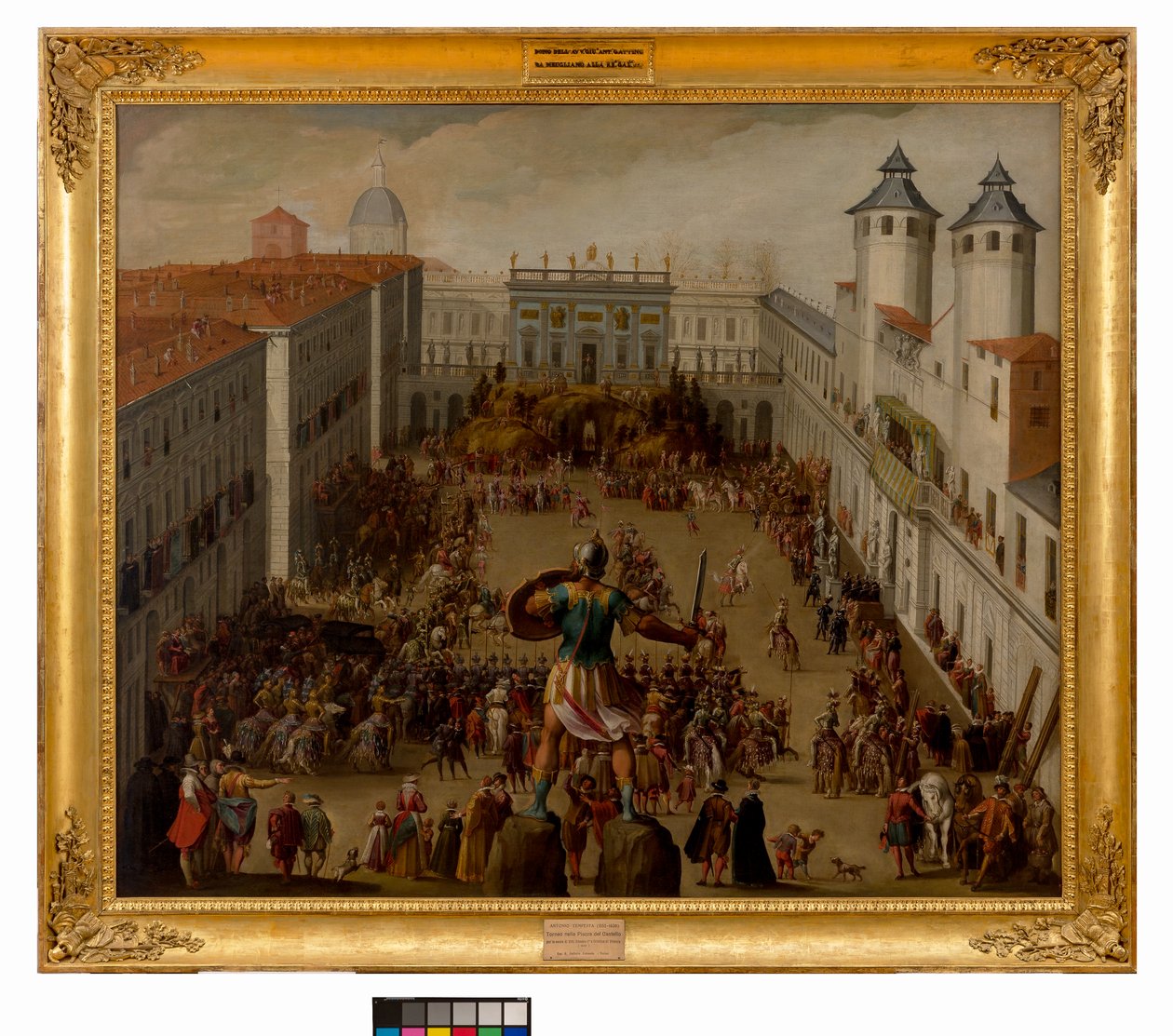 Turnering på Piazza del Castello, Torino, 1620 af Antonio Tempesta