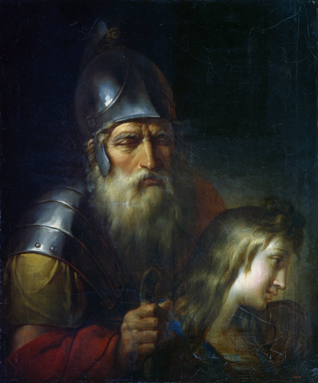 Belisaire - Flavius ​​​​Belisarius (500-576) - Vigi, Antonio (1764-1844) - 1805 - Olie på lærred - 81x68 - Statens russiske museum, St. Petersborg af Antonio Vighi