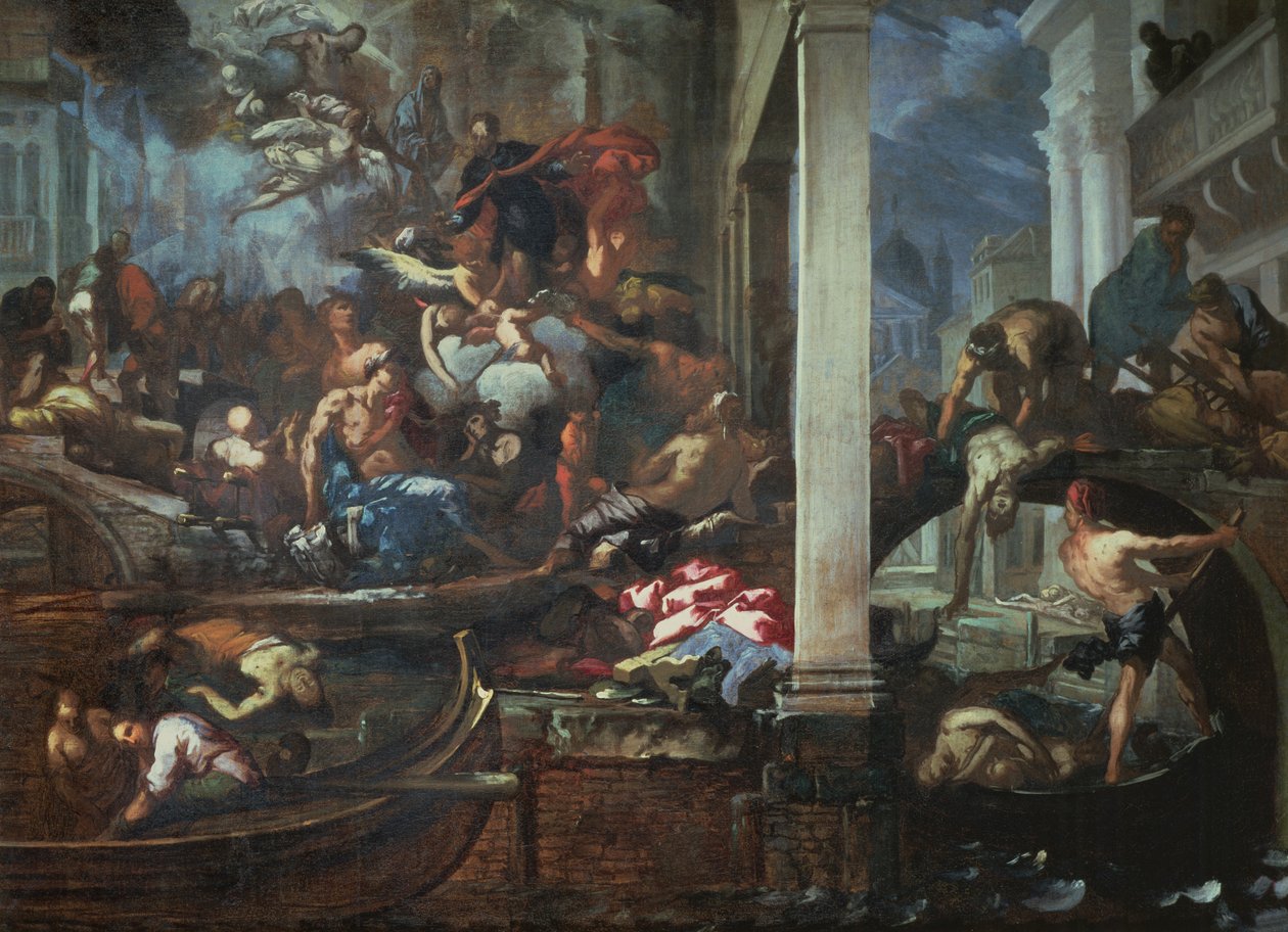 Død i Venedig, 1666 af Antonio Zanchi