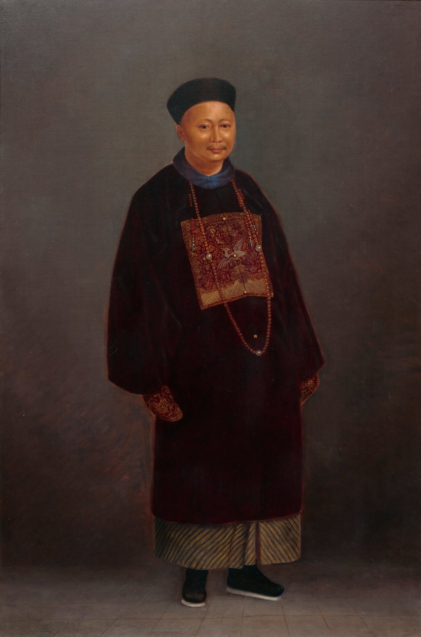 kinesisk mandarin, ca. 1893. af Antonio Zeno Shindler