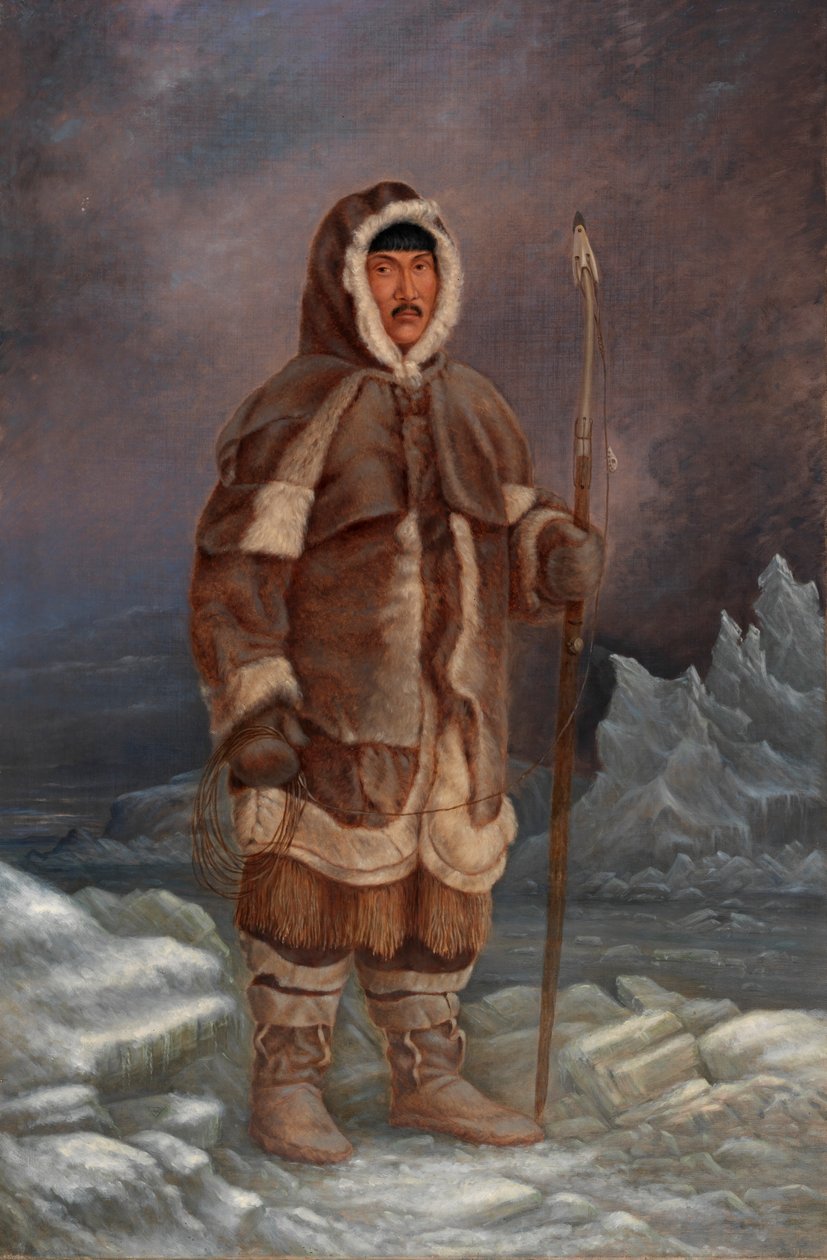 Eskimo mand, ca. 1893. af Antonio Zeno Shindler