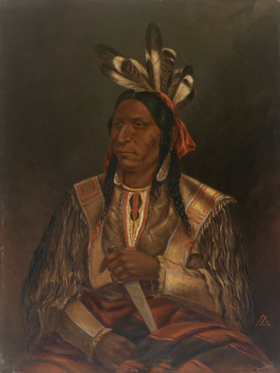 Keokuk The Watchful Fox, Junior, ca. 1876-1899. af Antonio Zeno Shindler