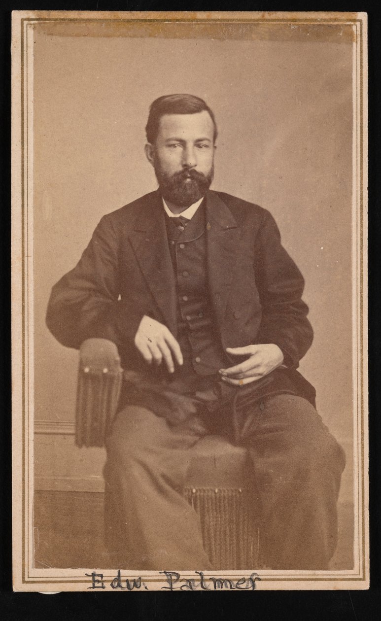 Portræt af Edward Palmer 1829-1911, 1868-1869. af Antonio Zeno Shindler