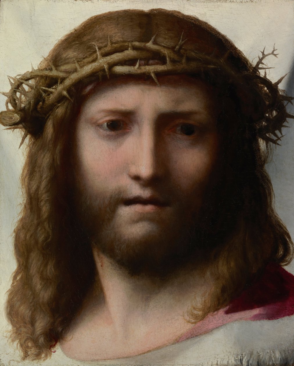 Kristi hoved, 1525-1528 af Antonio da Correggio