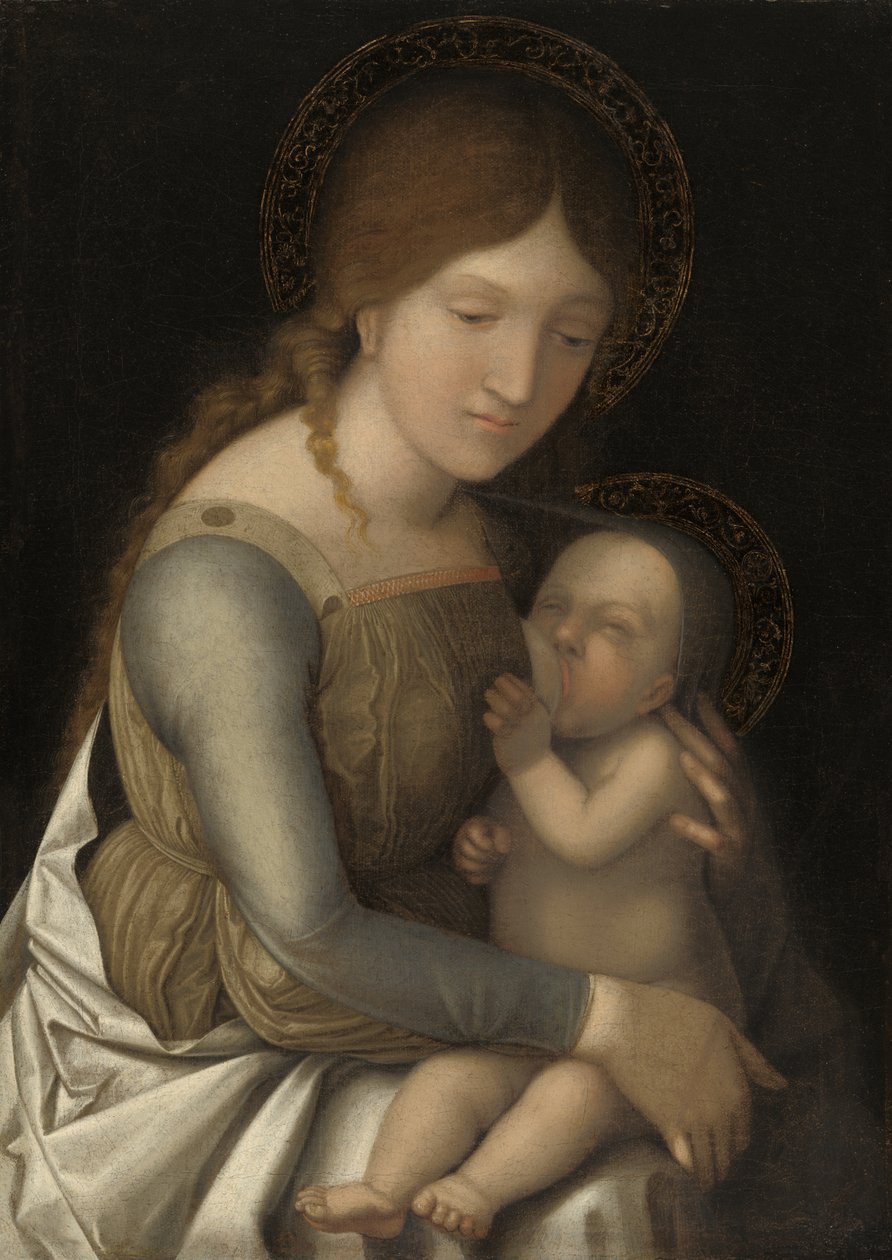 Madonna og barn af Antonio da Correggio