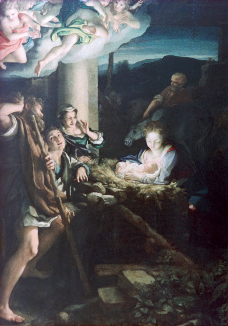 Krybbe, 1522-1530 af Antonio da Correggio