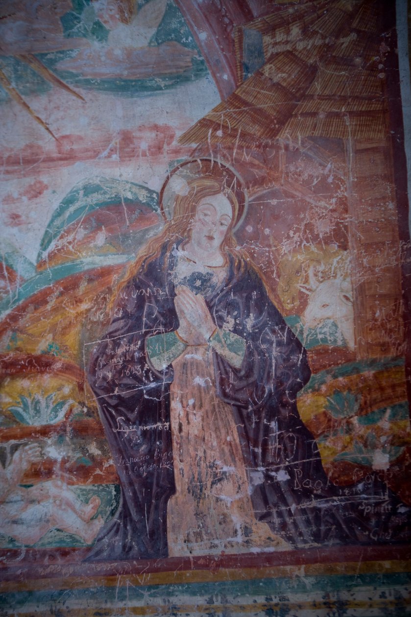 Madonna, detalje fra fødselaren af Antonio da Padova