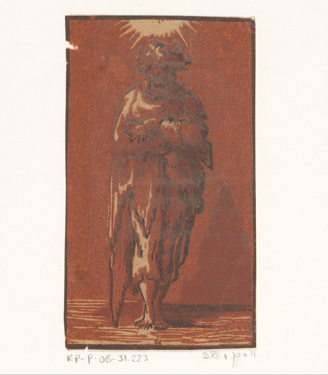 Sankt Judas Thaddeus Kristus og de tolv apostle (serietitel) af Antonio da Trento (attributed to)