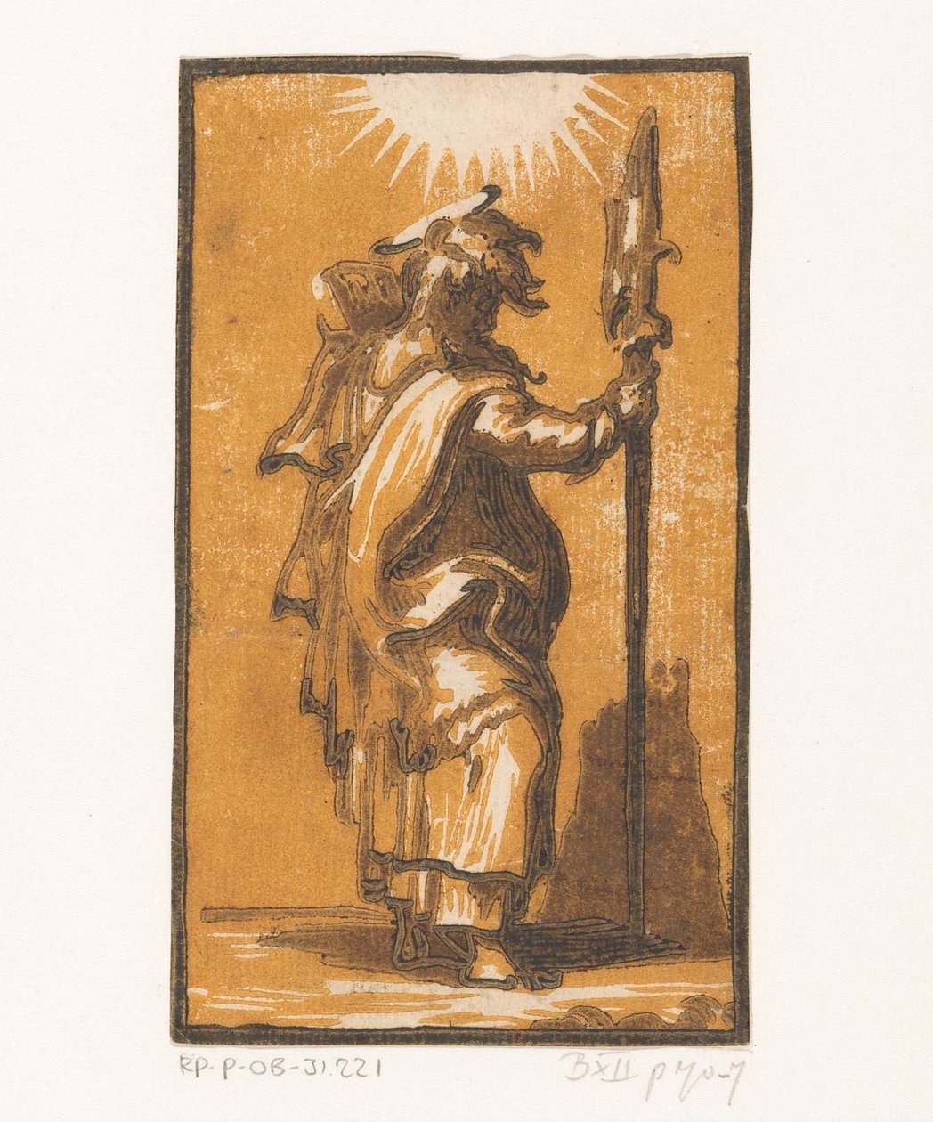 Sankt Mattæus Kristus og de tolv apostle (serietitel) af Antonio da Trento (attributed to)
