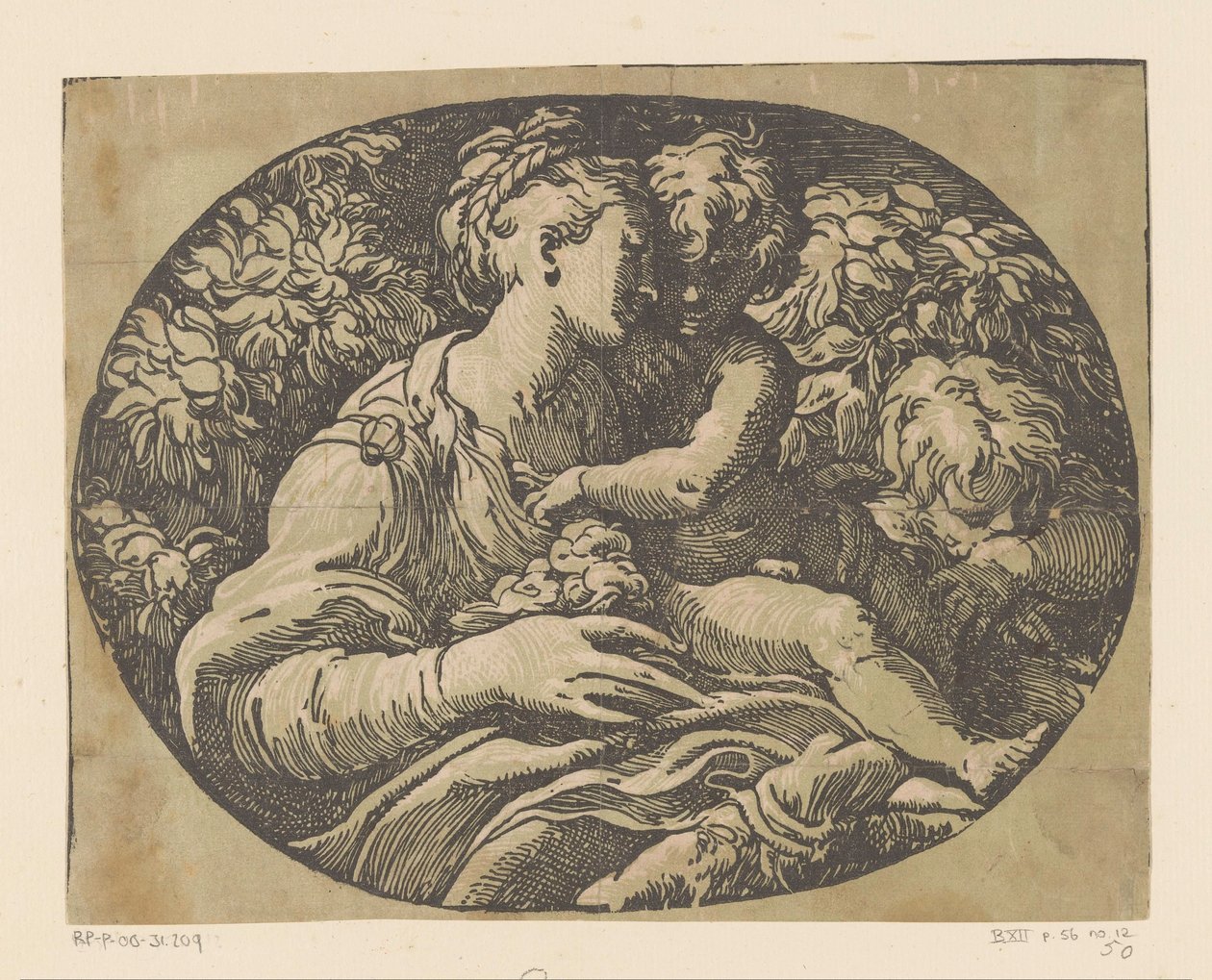 Maria med barn og Johannes Døberen Mary med rosen af Antonio da Trento