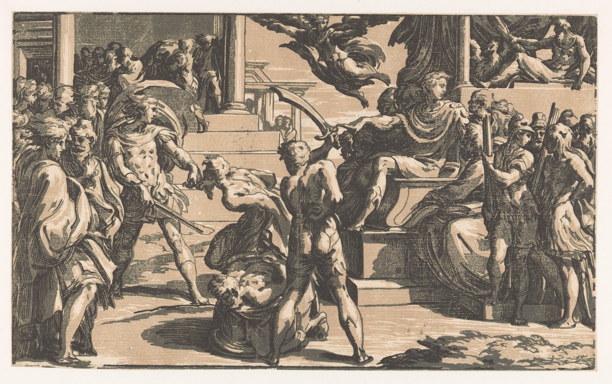 De hellige Peter og Pauls martyrium af Antonio da Trento
