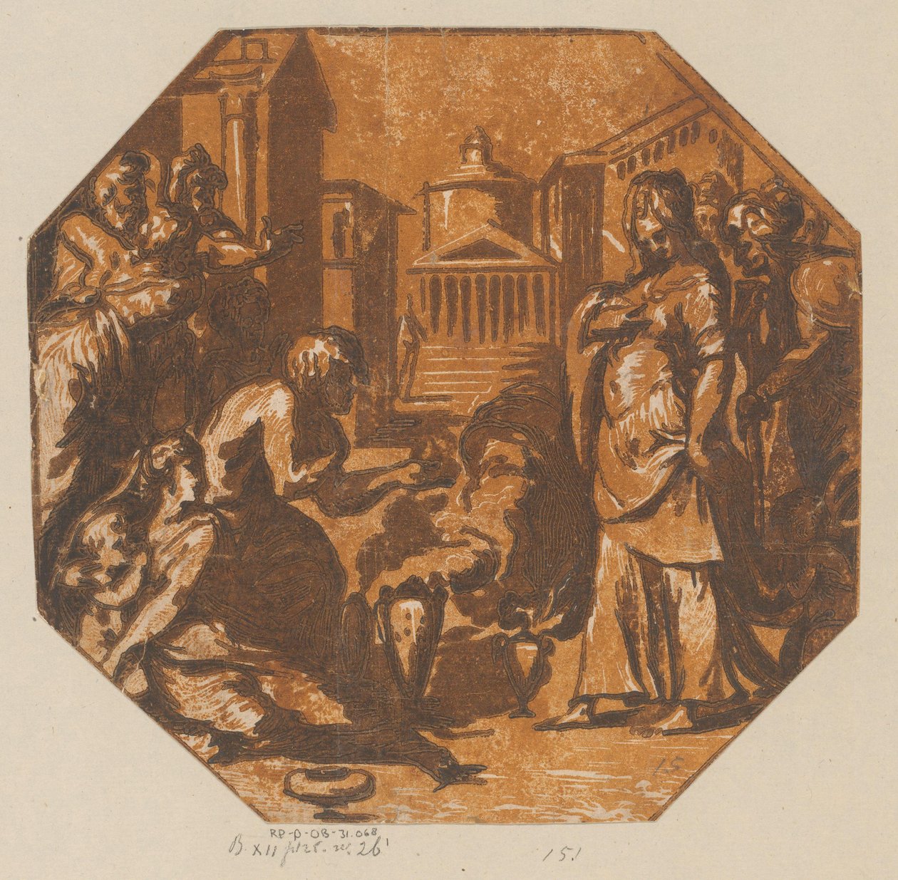 Psyche som gudinde tilbedt af folket af Antonio da Trento