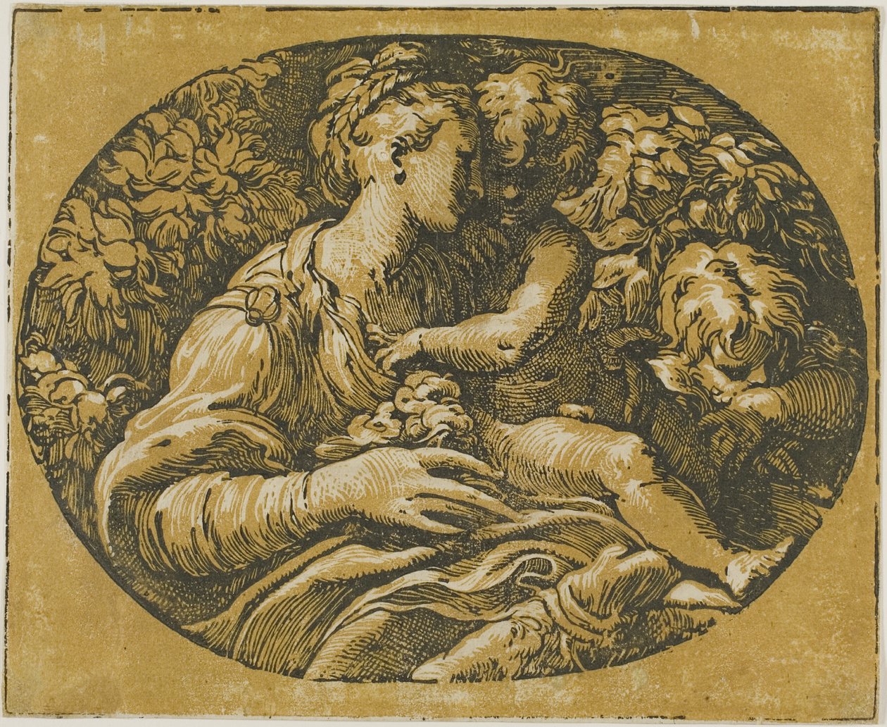 Jomfruen, Kristusbarnet og Sankt Johannes af Antonio da Trento