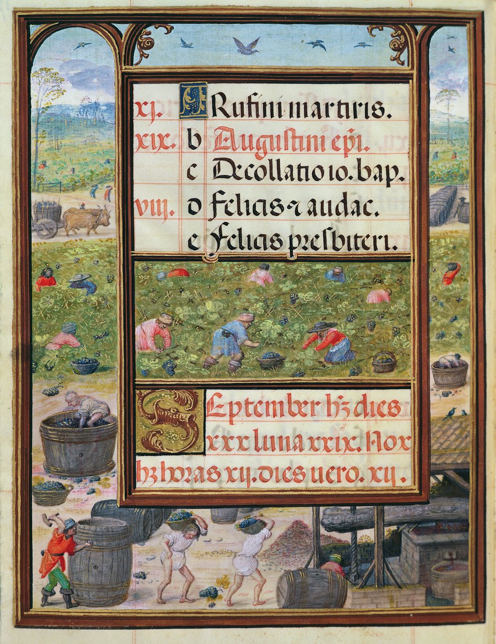 September måned, miniaturer fra 