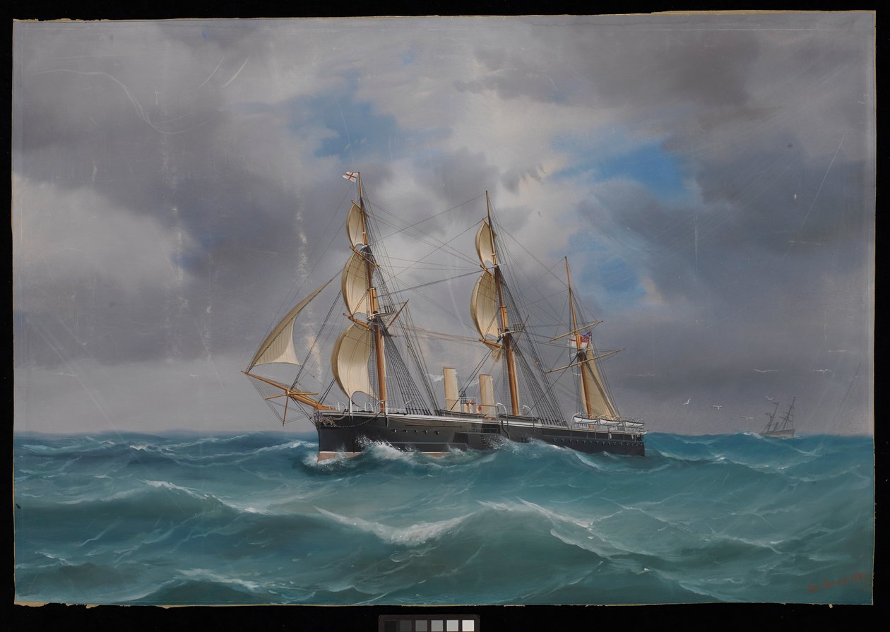 H.M.S. Alexander flagskib i Middelhavsflåden af Antonio de Simone