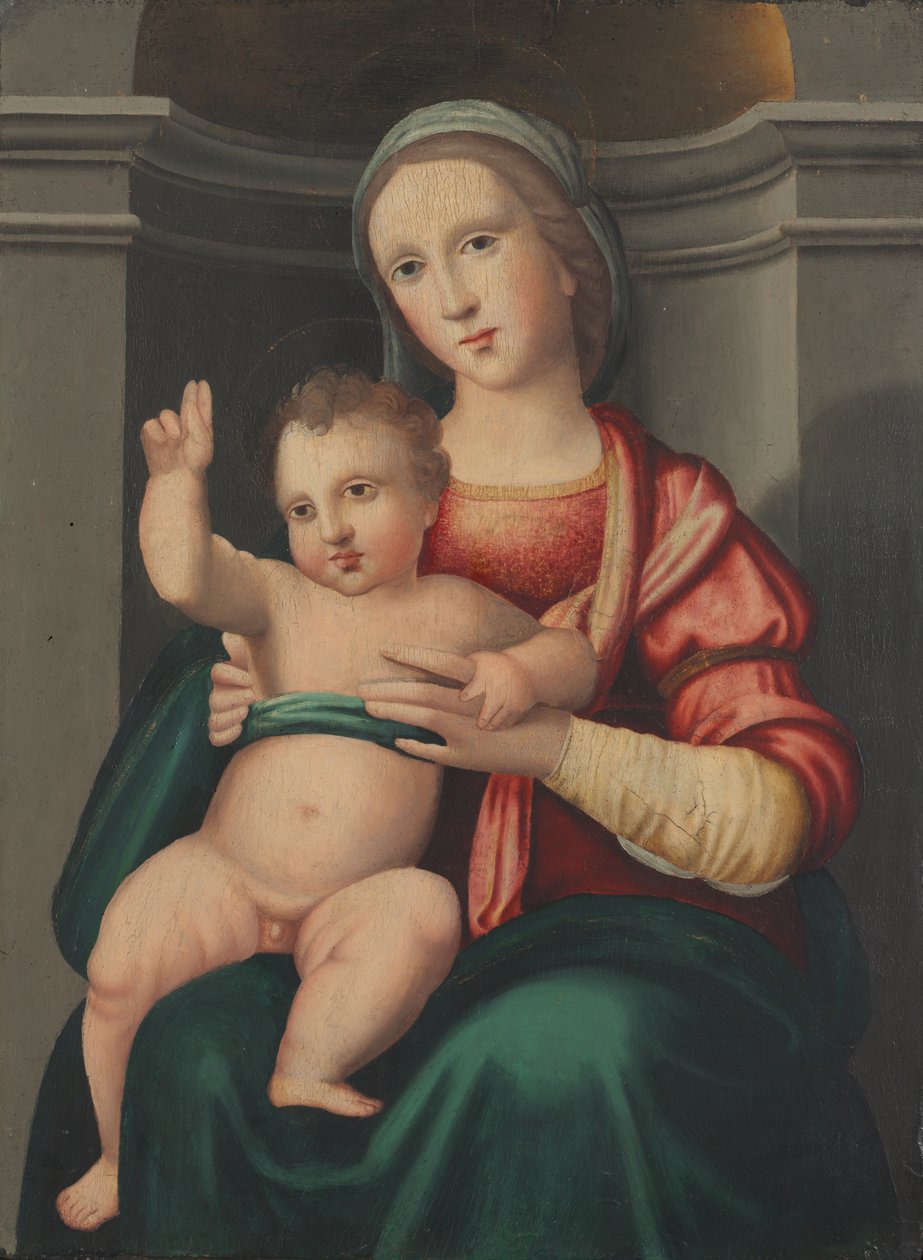 Madonna og barn i en niche, ca. 1520
