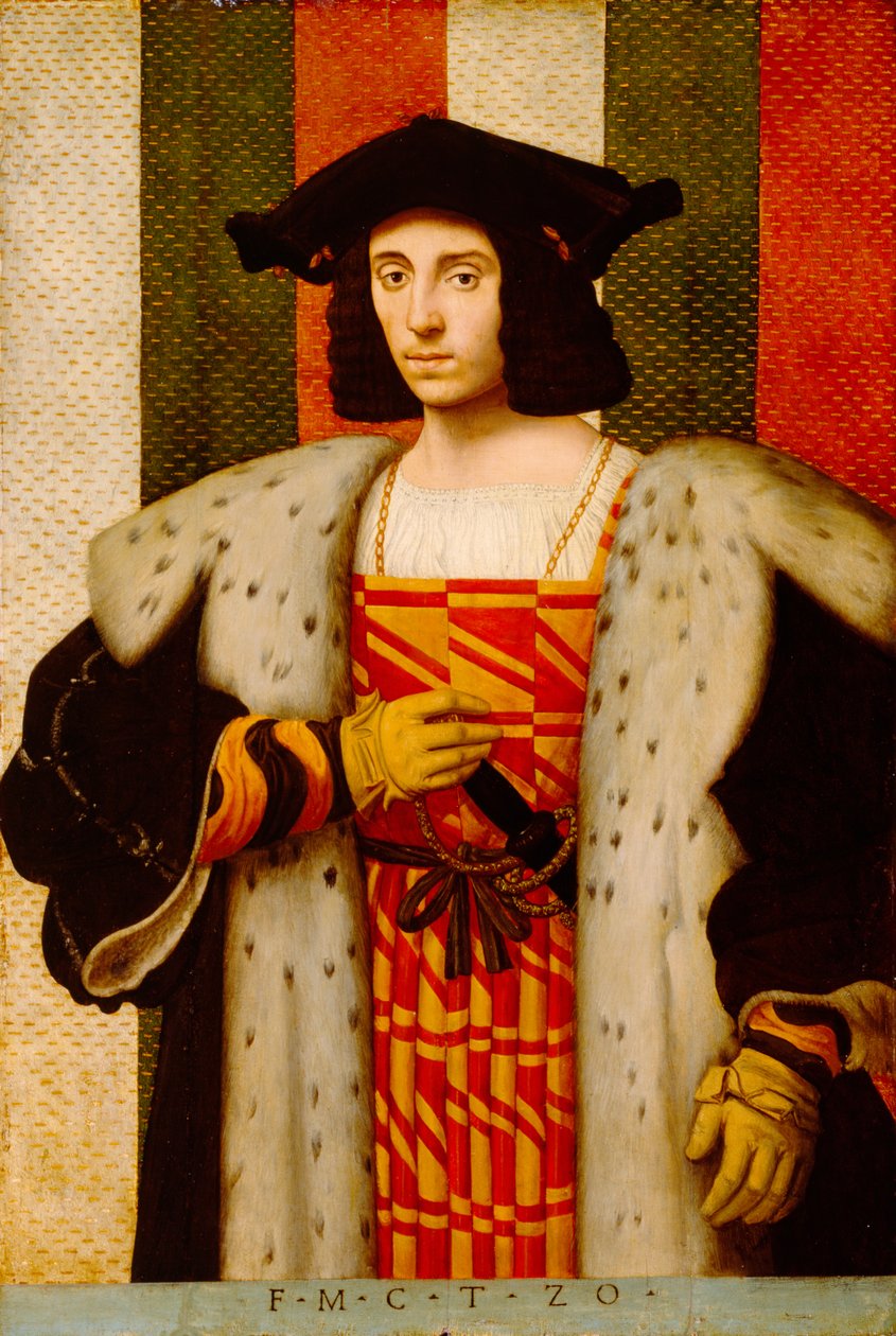 Gentleman af Trivulzio-familien af Antonio di Bernadino Contino