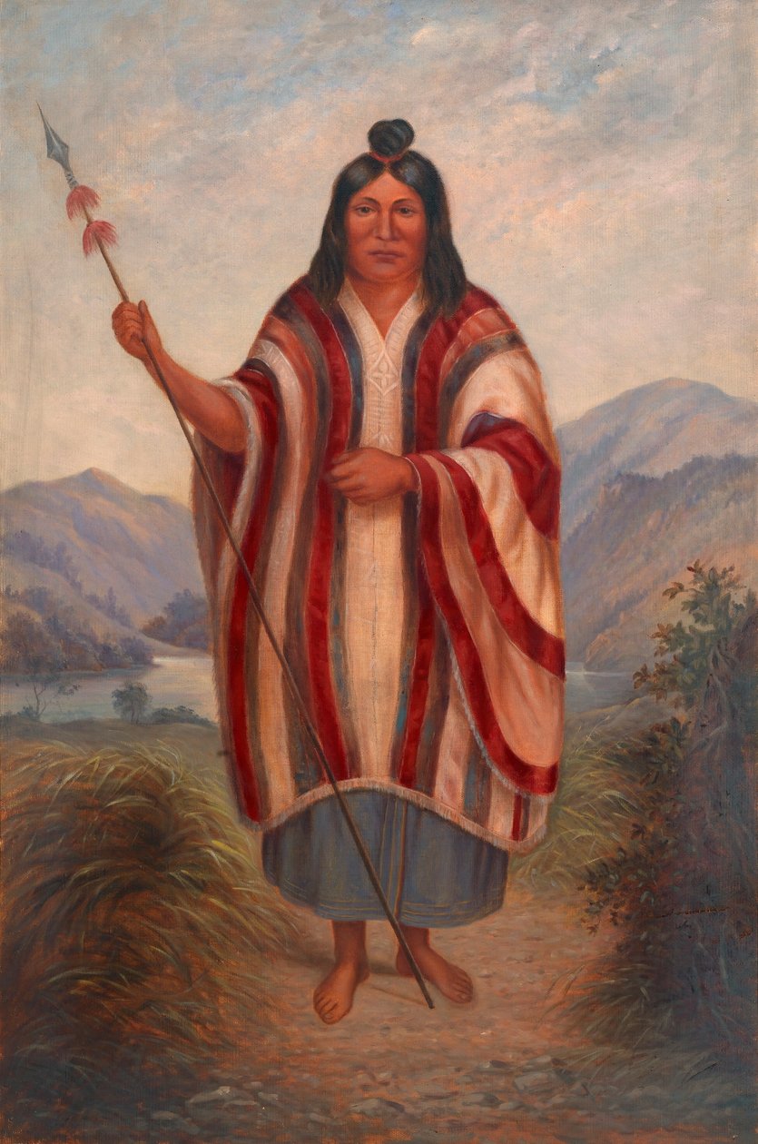 Peruviansk indianer af Antonion Zeno Shindler