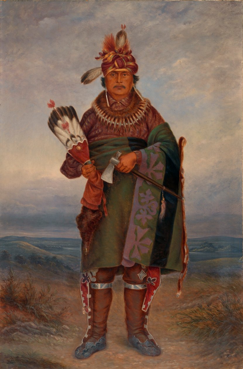 Sac og Fox-indianere af Antonion Zeno Shindler