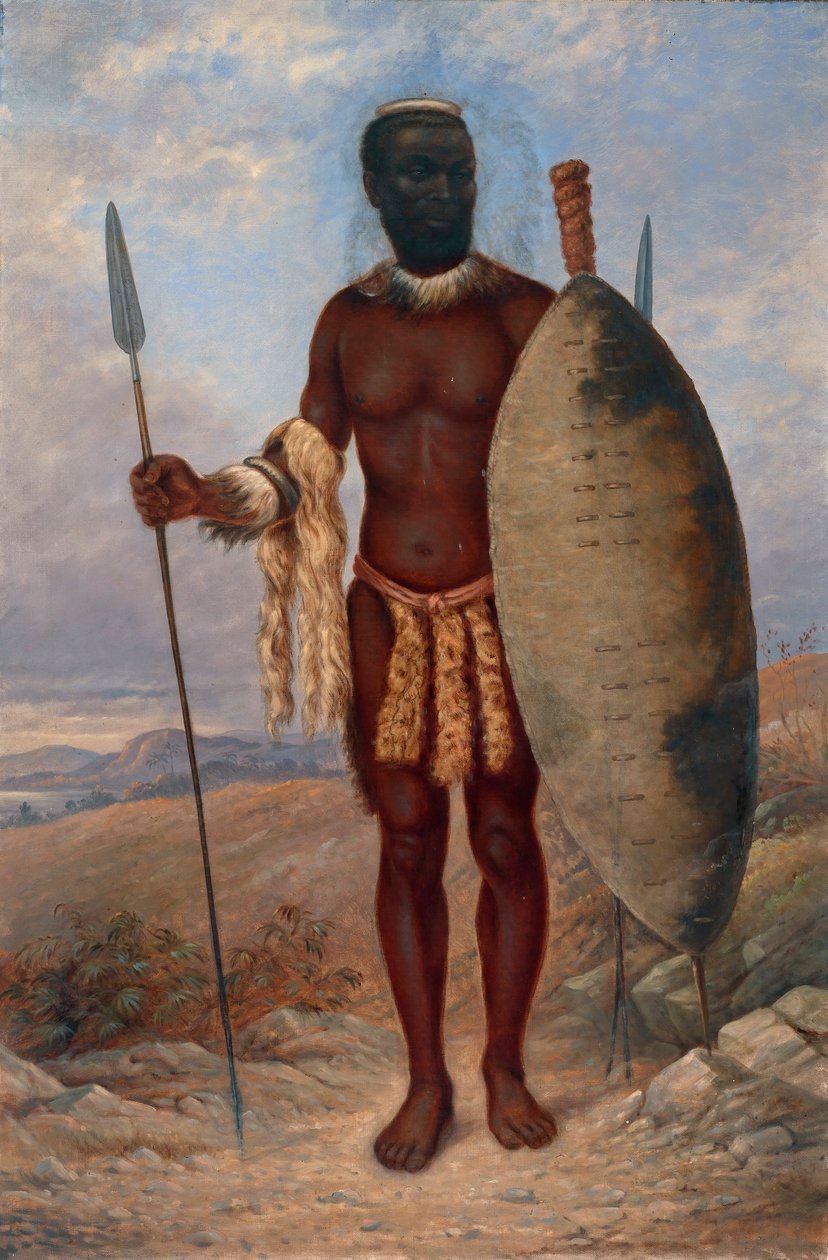 Zulu-manden af Antonion Zeno Shindler