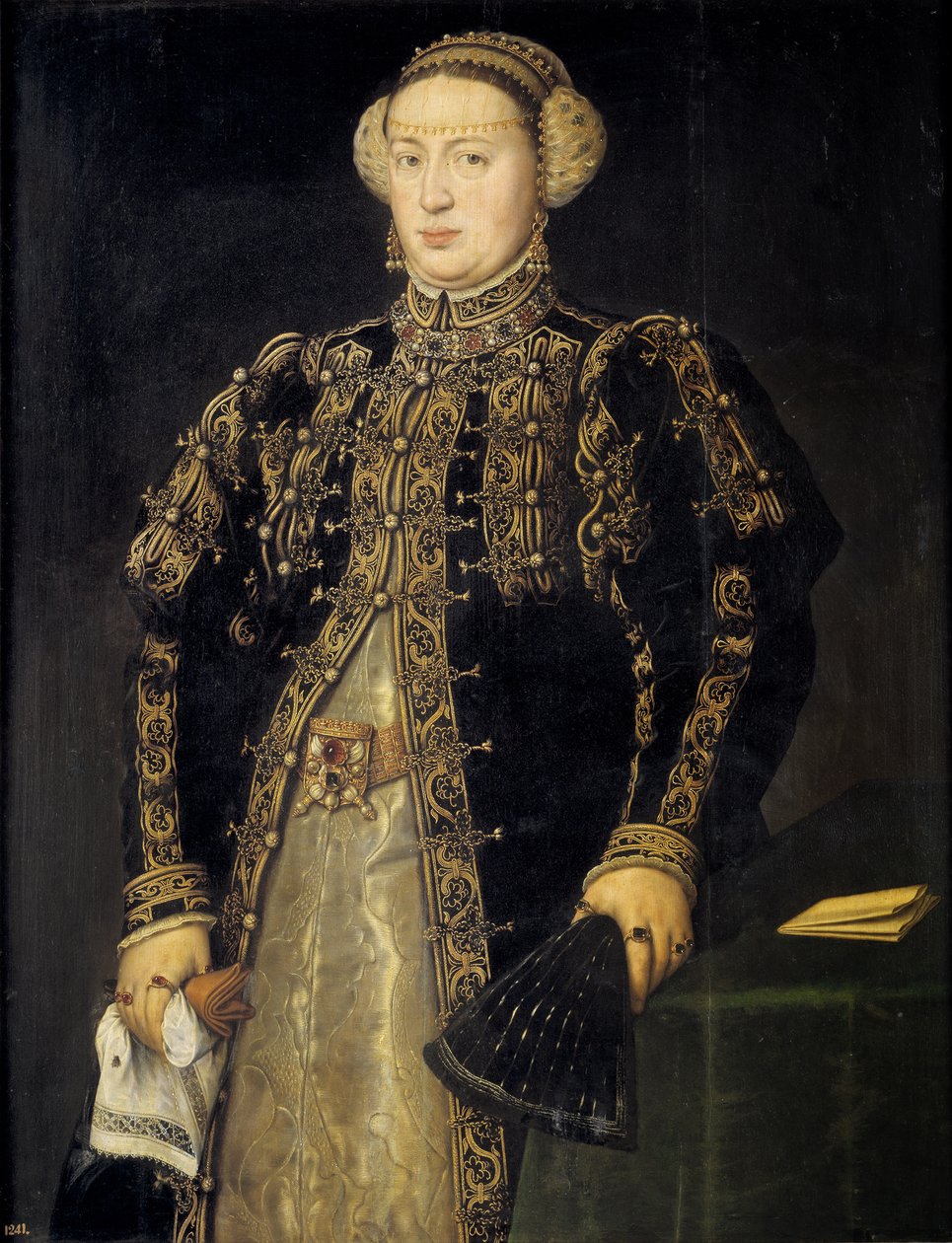Katarina af Østrig 1507-1578, dronning af Portugal, 1552-1553 af Antonis Mor