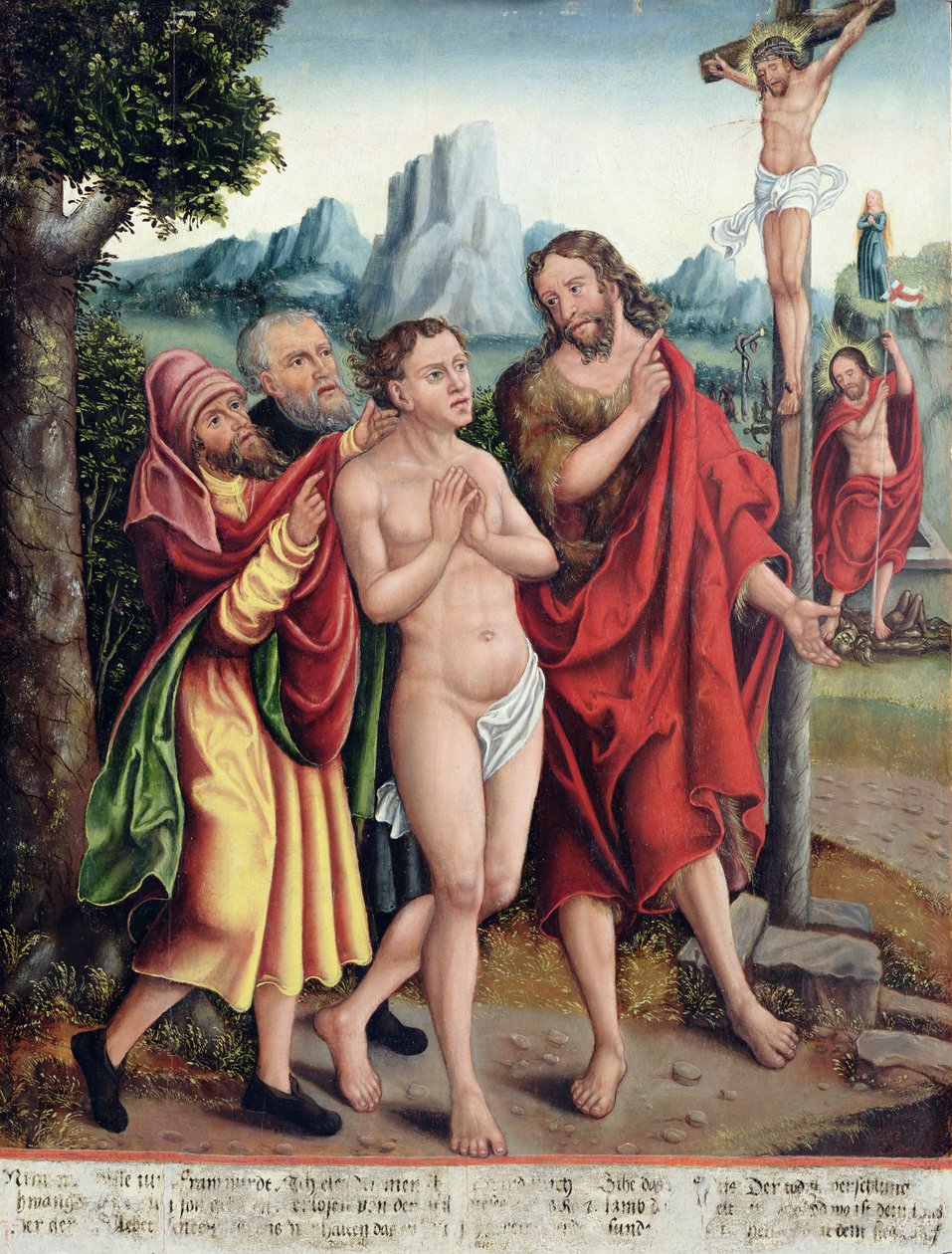 Allegori om menneskehedens frelse, efter 1530 af Antonius Heusler