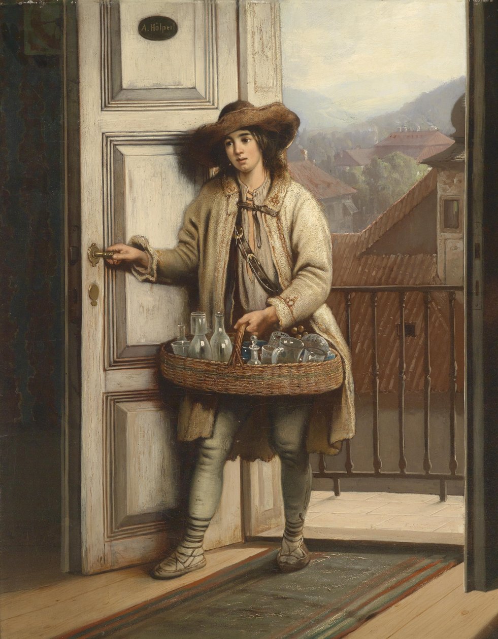 Slovakisk glas sælger af Antonín Hölperl