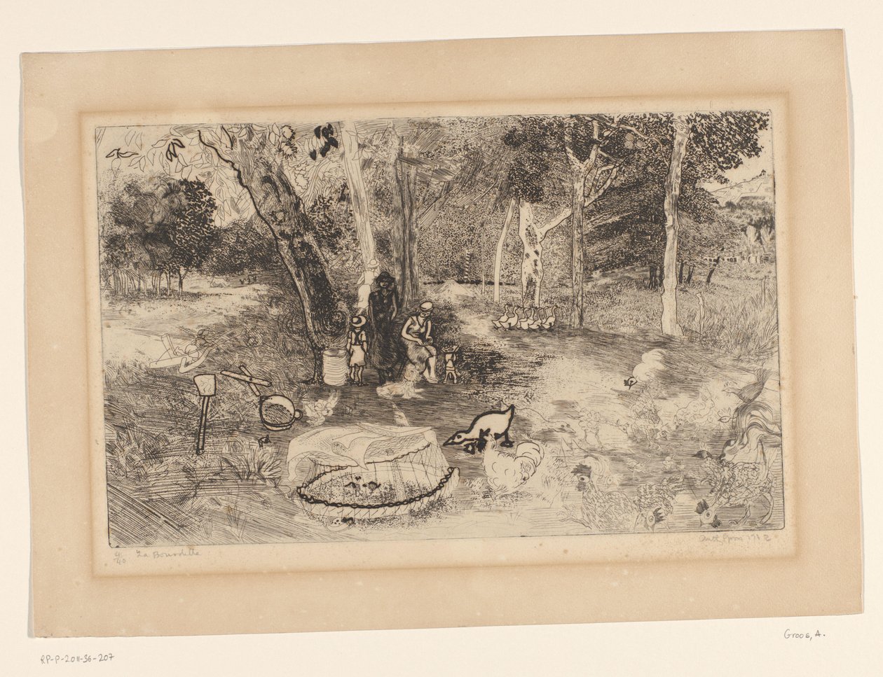 La Bourdelle (original titel på objekt) af Antony Groos (signed by artist)