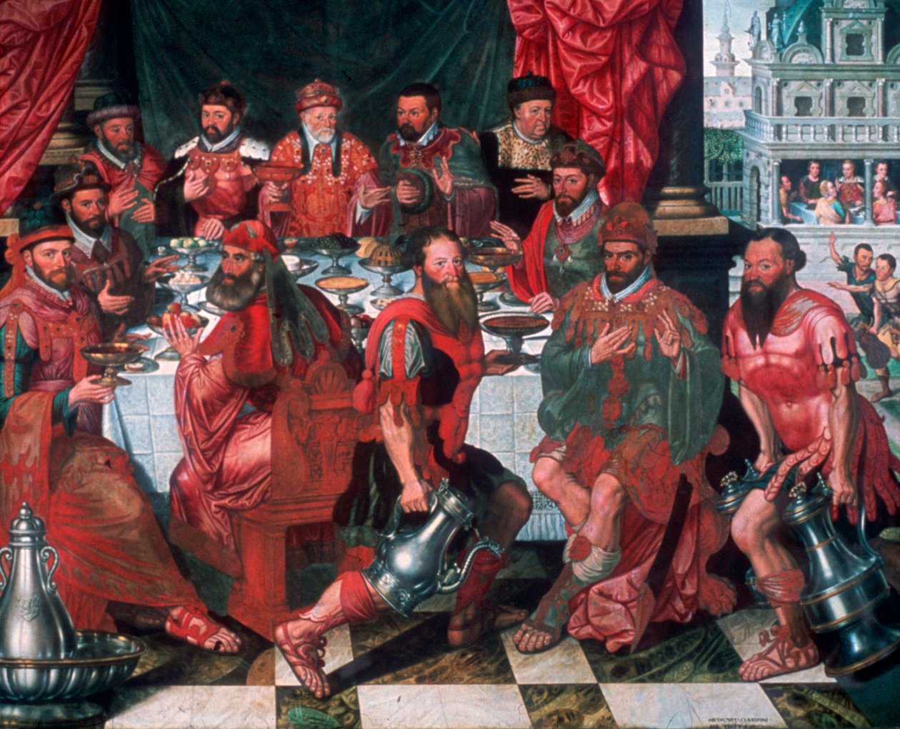 Banket, 1574 af Antoon Claeissens