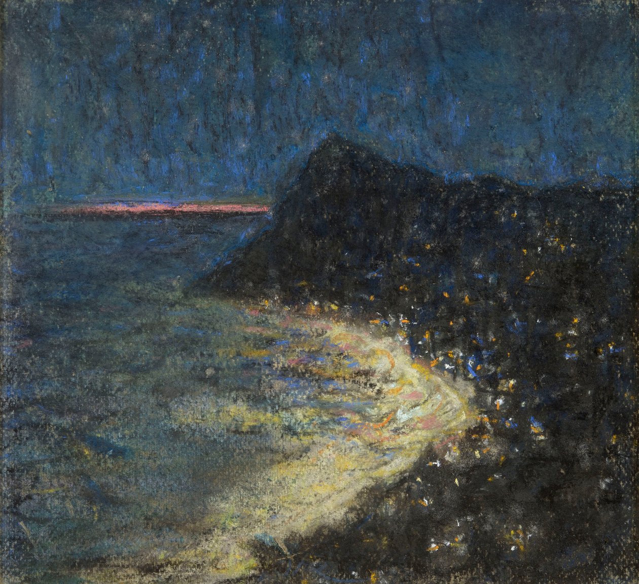 Natmotiv fra Capri af Ants Laikmaa