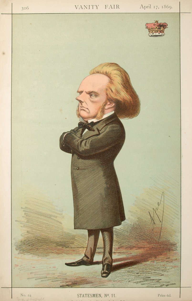 Karikatur af hertugen af Argyll. af Ape Carlo Pellegrini