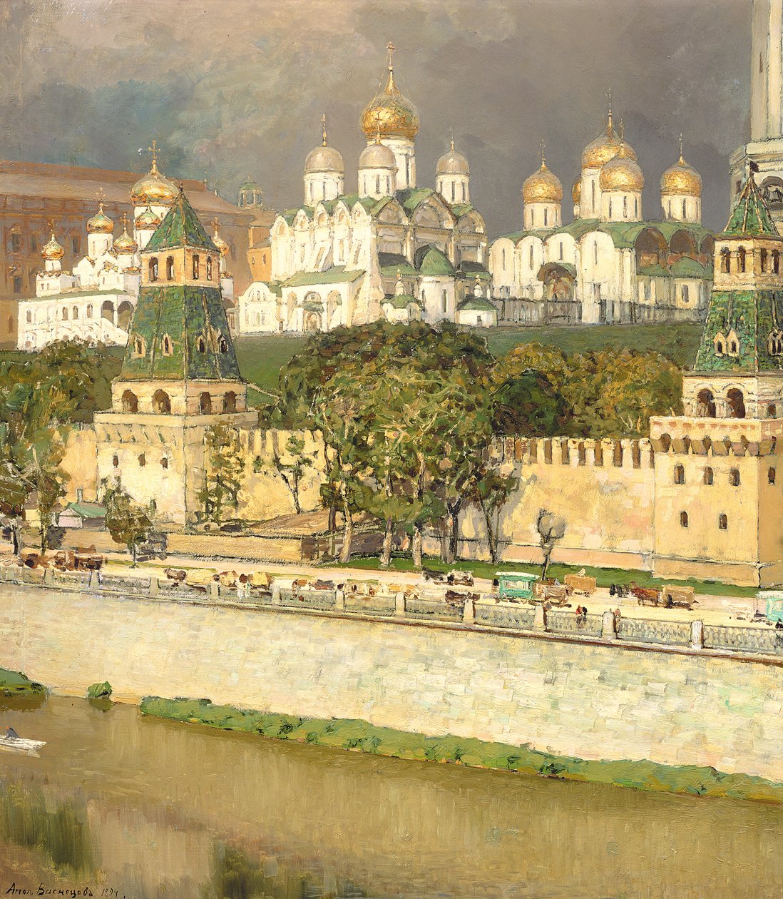 Moskva Kremls katedraler, 1894 af Apollinari Mikhailovich Vasnetsov