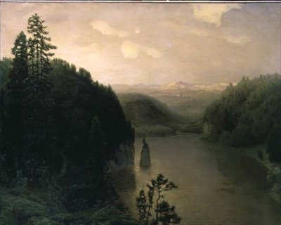 Gornoye-søen i Ural af Apollinari Mikhailovich Vasnetsov
