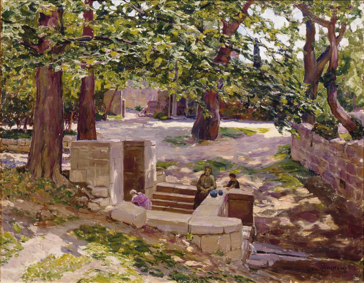 Fontænen af Bahçesaray, 1925 af Apollinari Mikhailovich Vasnetsov