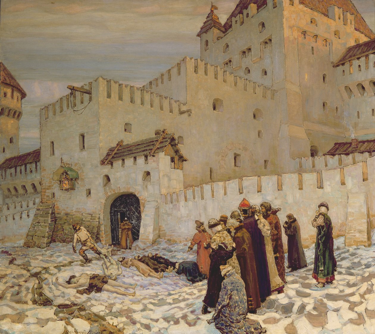 The Killing Ground (Genopbygning af det gamle Moskva) af Apollinari Mikhailovich Vasnetsov