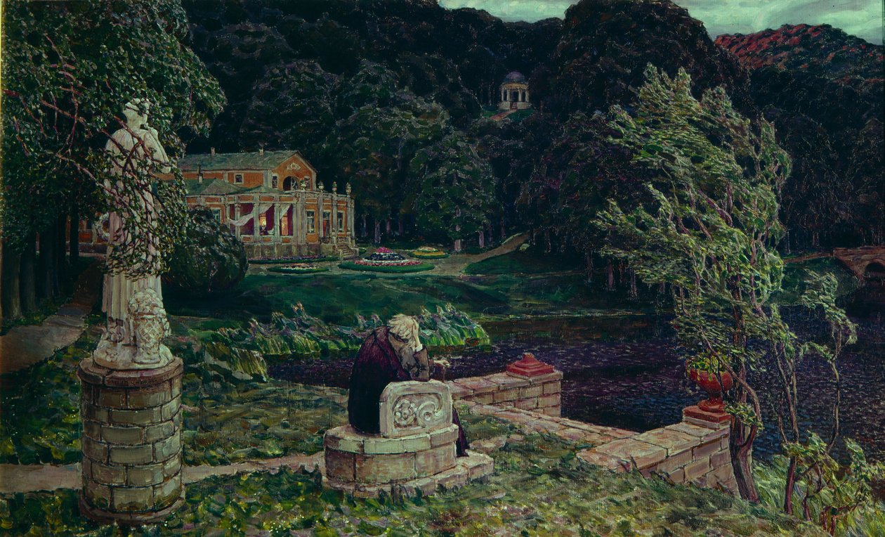 Lyden af den gamle park, 1926 af Apollinari Mikhailovich Vasnetsov