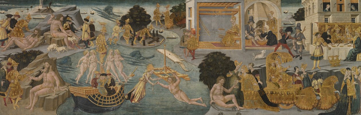 The Adventures of Ulysses, 1435-45 af Apollonio di Giovanni di Tommaso