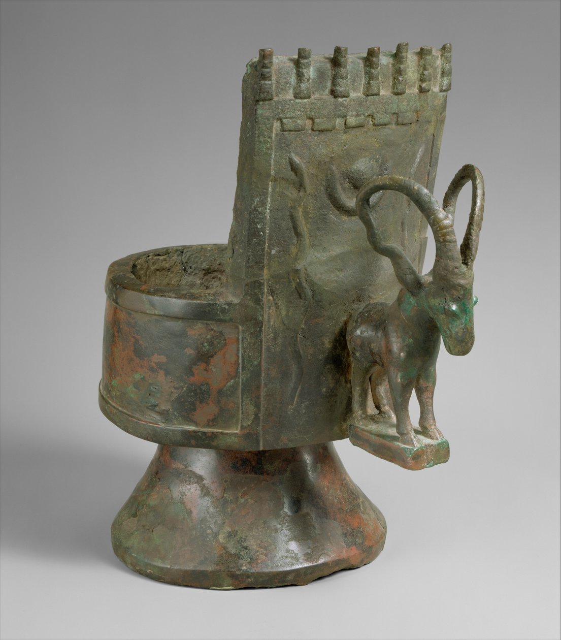 Røgelsebrænder, ca. midten af 1. årtusinde f.Kr. (bronze) af Arabian South