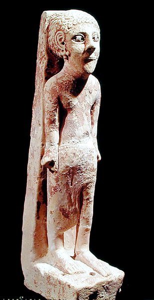Statuette med egyptisk indflydelse, fra Amman, 900-500 f.Kr af Arabic School