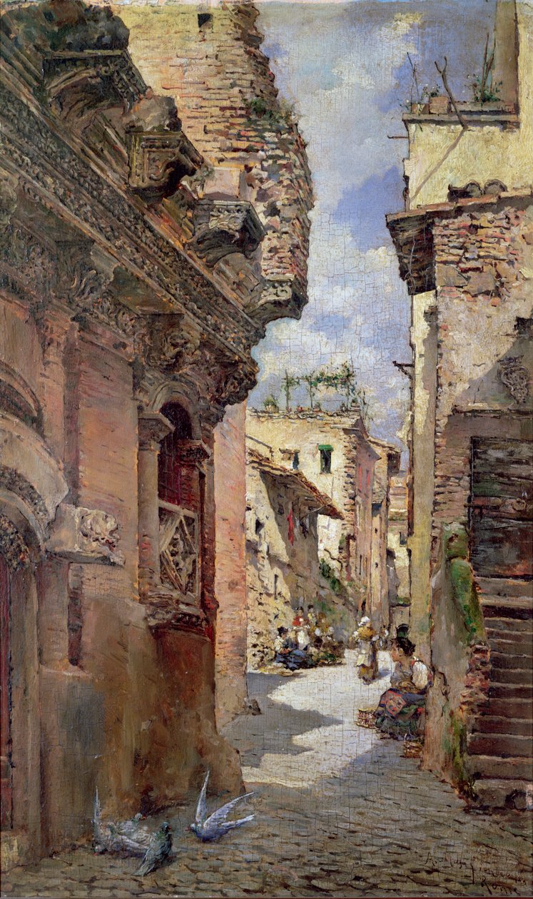 Italiensk Backstreet (panel) af Arcadi Mas i Fondevila