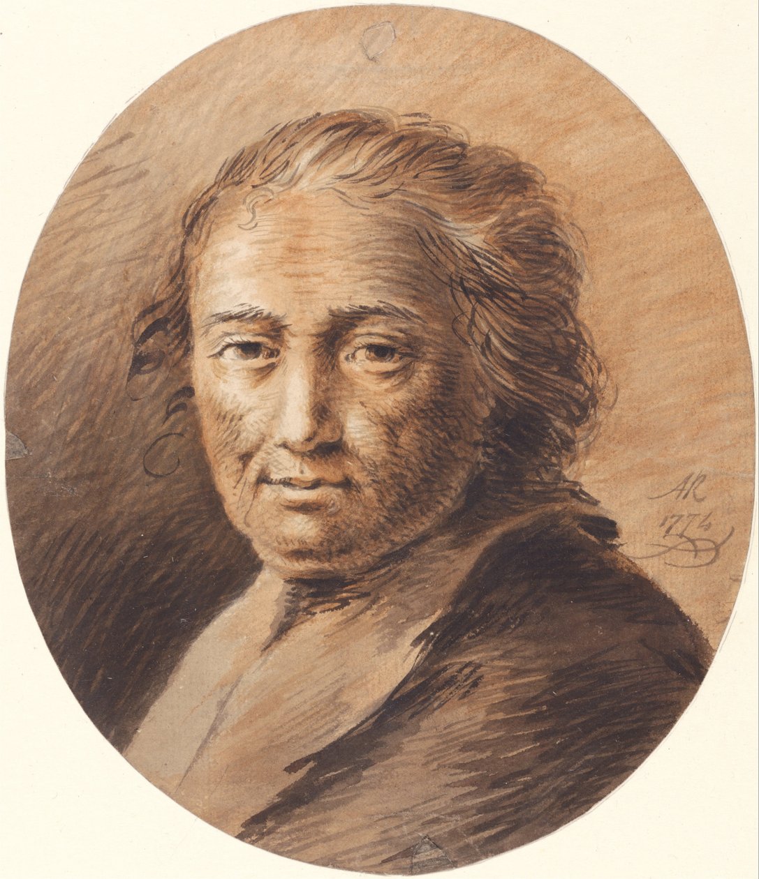 Portræt af en mand af Archibald Rutherford