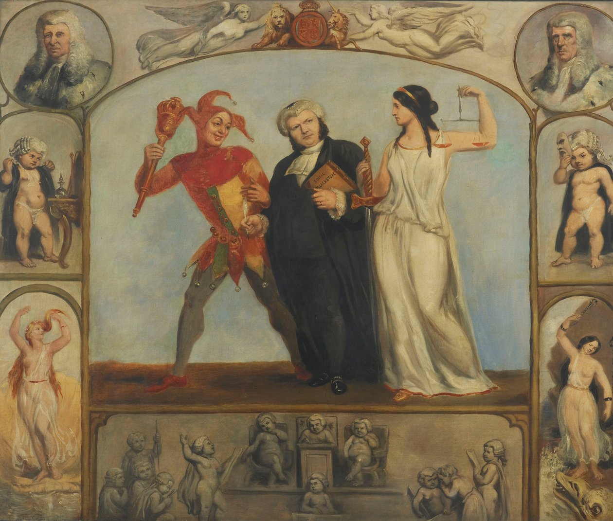 maleri; olie på lærred af Archibald S. Henning
